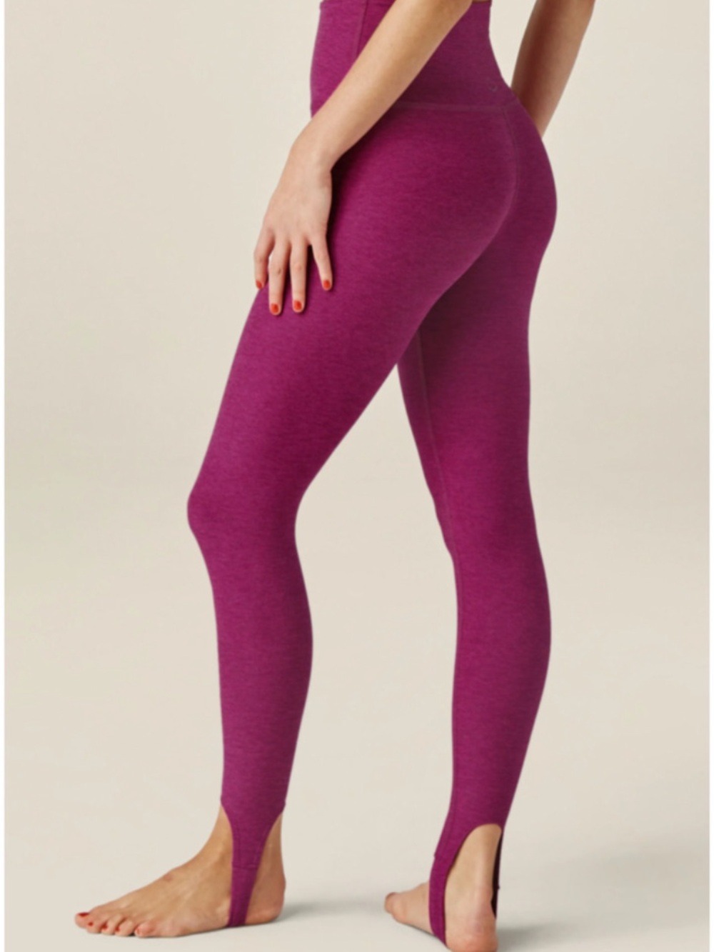 Beyond Yoga Stirrup Leggings pink